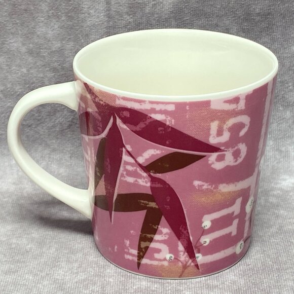 Starbucks 2006 Coffee Mug Pink Product Guatemala 1989-1999 Design Holds 16oz - Picture 3 of 10